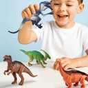 Dinosaur Toys for 3 4 5 Year Old Boys Gifts, Dinosaurs Toys for Kids 3-5-7, Dino Figures Activity Play Mat Christmas Birthday Gifts for Girls Toddler Toy Age 2-4