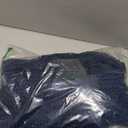 H.VERSAILTEX Navy Blue Bath Rug, Bath Mat Non Slip Bath Mats for Bathroom Floor, Bathroom Rug Extra Thick Chenille Rug 17" x 24" Absorbent Soft Shaggy Washable Dry Fast Plush Rugs for Bathtubs