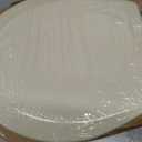 Bemis 500EC Durable Wood Toilet Seat with Easy Clean Hinges, Made in USA, Round, Almond