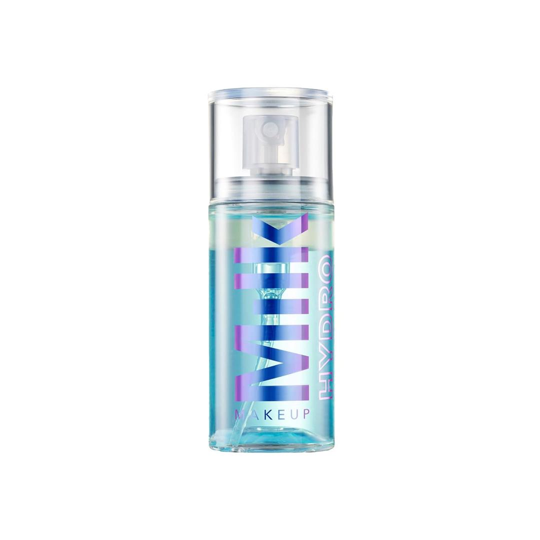Milk Makeup Hydro Grip Set + Refresh Spray with Hyaluronic Acid Sets Makeup + Hydrates Skin for Up to 12 Hours Long-Lasting, Alcohol-Free Facial Mist for Dewy, Radiant Skin