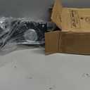 8" Spoke Wheel Trailer Jack, 10" Vertical Movement, 1500 lbs, for RV, Boat, Trailer and More, Black