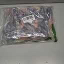 24 Black Scissors Bulk, Rkqoa 8" All Purpose Scissors Pack - Thick Sharp Shears for Office School Sewing Craft Supplies, Classroom Must have, Teacher/Class Scissor, Right/Left Handles