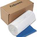 Fellowes Powershred Shredder Bags for 125/225/2250 Series Shredders, 50 Bags & Ties (36054) (14-20 Gallon)