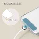 2 x 2 Pack Crossbody & Neck Phone Strap, Customizable Neck Strap with 0.5mm Removable Phone Tab, Hands-Free Holder for Phones, Earphones, Badges & Keys (Black+Black)