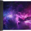 Purple Sky Stars Mouse Pad Large Extended Gaming Mouse Pad Big Computer Desk Mouse Mat Keyboard 11.8x23.6 Inch for Gaming, Office, Home