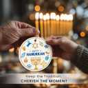 2 x Hanukkah Ornaments 2025 - Happy Hanukkah Ornament for Tree, Jewish Home Decor, Chanukkah Gifts for Women, Men, Friend, Family, Coworker