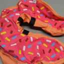 Supet Inflatable Dog Cone Collar Alternative After Surgery, Dog Neck Donut Collar Recovery E Collar for Neuter, Soft Pet Cone for Small Medium Large Dogs Size XL, Pink 