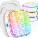 Submersible LED Pool Lights, 16 Color Changing, Rechargeable, Magnetic Floating, Waterproof, for Pool, Vase, Decor 4 Pack