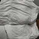 DWR Luxury King Down Feather Fibers Comforter, Ultra-Soft Cotton Blend Fabric, Medium Weight for All Season Hotel Style Fluffy Duvet Insert with Ties (106x90 Inches, White)