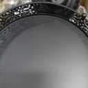 8 Pcs Cake Stands Set Metal Dessert Table Display Tiered Cupcake Holder Candy Donut Fruit Plate Cake Serving Tray Candlestick Display Treats Serving Tower for Wedding Birthday Party Decor (Black)