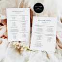 GardenCity Baby Shower Games - 50 Baby Shower Family Feud Game Cards, Boy or Girl, Gender Neutral, Minimalist