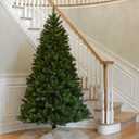 National Tree Company 7.5 ft Unlit North Valley Spruce Artificial Christmas Tree, 1,346 Tips, Includes Stand, Green