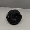 Gaiatop Desk Fan, 5-Inch Portable Electric Table Desktop Air Circulator Fans, Small but Powerful with 3 Speed 360° Adjustable Tilt for Cooling Home Dorm Office Bedroom Bathroom Kitchen, Black