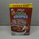 Kellogg's Cocoa Krispies Breakfast Cereal, Kids Snacks, Family Breakfast, Family Size, Chocolatey Flavor (8 Boxes) BB Date: 03/17/26