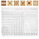 XL Slotted Quilting Ruler-17-3/4in x 22in,Non-Slip, Compatible with CGRGE1XL