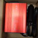 FOVAL 150W Car Power Inverter 12V DC to 110V AC Converter Vehicle Adapter Plug Outlet with 3.1A Dual USB Car Charger for Laptop Computer (Classic Red)