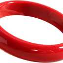 Colorful Geometric Round Circle Resin Acrylic Bangle Bracelet Cute Handmade Chunky Statement Wristband Bracelet for Women Vintage Jewelry