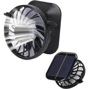 Solar Powered Fan Replacement For Hat - Quiet Lightweight Cooling Insert | Powered Parts For Fishing Swimming Beach Travel Outdoors, Hands-Free Device Summer Heat, Visor Or Wide Brim (rectangle)