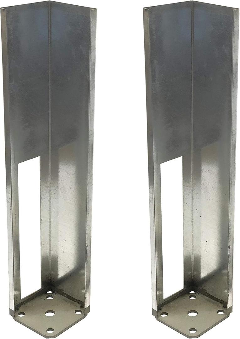 Vinyl Fence Concrete/Wood Post Mount Tower with Mounting Kit (5"x5"48" (2 Pack))