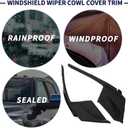 Magimaker 2Pcs Windshield Wiper Cowl Cover Trim 53866-08020 53867-08020 Compatible with Toyota Sienna 2011 2012 2013 2014 2015 2016 2017 2018 2019 2020 Wiper Cowl Trim Panel Fender