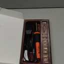 Craft Culture Wood Burning Tool Pen - Craft Burning Tools for Adults & Teens - Wood Burner Kit, Engraver, Carver, Pyrography, Woodburning - Includes 9 Premium Tips - Adjustable Temperature Control