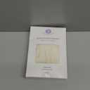 Meracorallo Muslin Swaddle Blanket, 100% Cotton Receiving Blanket Soft and Breathable Swaddle Wrap for Baby Boys and Girls, Cream