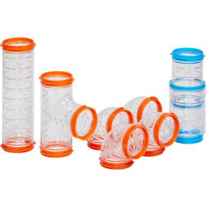 MidWest Homes for Pets Curvy Hamster Tube Value Pack, Compatible on All Midwest and Ferplast Hamster Cages, Model FP-CTVP (Clear)