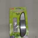 LivTee Blind Spot Car Mirror, Long Framed HD Glass and ABS Housing Convex Wide Angle Side Rearview Mirrors with Adjustable Stick for Universal Car (2 pcs)