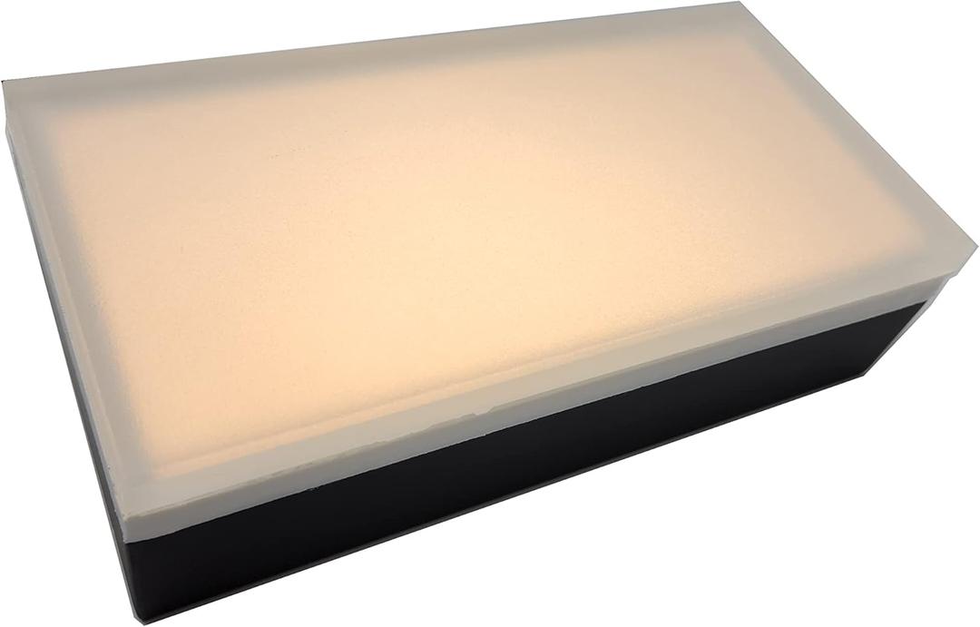 LUMENGY Paver Light 48 Inch (3.93 inch X 7.87 inch), 2700K Brick Lighting for Pavers, Driveway, Pathway Patio, & Garden, 12V Waterproof IP67, Drive-Over Rated (2700K - Warm White)