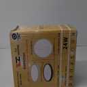 6PK 12 Inch Super Slim LED Flush Mount Ceiling Light, 24W, 2520LM, Selectable 3000K/4000K/6000K CCT, Low Profile Round Flat Panel Light for Bedroom, Kitchen, Hallway (Black)