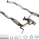 Exhaust Flex Y Pipe Kit Compatible for Jeep Cherokee 2019-2022 3.2L | Includes Gaskets & Clamp QA547125411