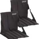 Coleman Stadium Seat, 2-Pack, with Built in Storage and Padded Seat, Easy to Carry