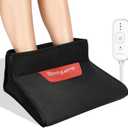 Comfytemp Electric Heated Foot Warmer for Men and Women, 3D Foot Heating Pad for Cold Feet & Ankles Comfort, Dry Heat Feet Sanua Under Desk Warmer 45 Min Auto Shut Off with 3 Heat, Office Home Winter