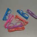 8Pack Glow in the Dark Party Glasses Frames Neon Color Eyeglasses Accessories for Photobooth Birthday Carnival