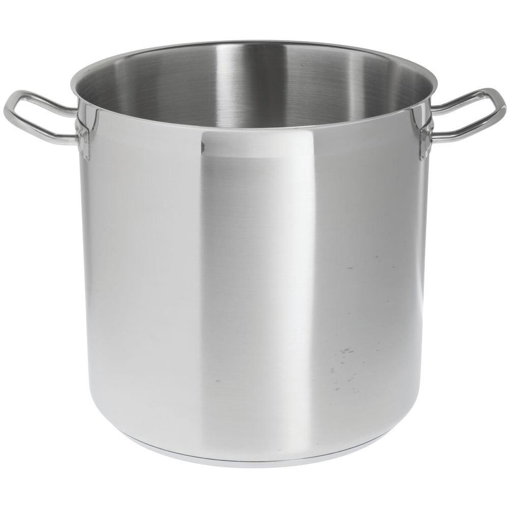 HUBERT Stock Pot 19 Quart Stainless - 11 4/5"Dia x 10 1/4"H HUBERT Stock Pot 19 Quart Stainless - 11 4/5"Dia x 10 1/4"H