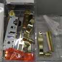 Wright Products - Serenade Mortise Keyed Lever Mount Latch with Deadbolt for Screen and Storm Doors, Polished Brass