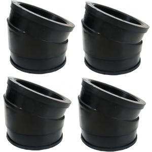 4-Pack Carburetor Air Intake Insulator Boots Adapter 16211-300-030 Replacement for Honda CB750 1970-1974 CB750F Super Sport CB750K 750 1975-1976