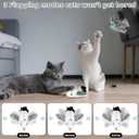 2 PCS Cat Toys, Flapping Bird Cat Toy(No Flying), Interactive Catnip Toy with Catnip Bags, Chirping Enrichment Moving Wings Dog Cat Kitten Toys, Flappy Flying Pets Toy for Indoor (Pigeon & Seagull)