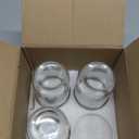 ComSaf Wide Mouth Mason Jars 16 oz with lids - 4 Pack, Pint Mason Jars with Seal Bands, Glass Canning Jars for Honey, Jam, Jelly, Coffee, Salad, Desert, Shower Wedding Favors, DIY Candles Decor