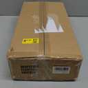 WOPITUES Floating Shelves with Black Metal Guardrail, Shelves for Wall Decor Set of 3, Wall Shelves for Bedroom, Bathroom, Kitchen, Living Room, Plants, Picture Frames, Art- Black (15.7 Inch)