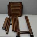 AmazerBath Bamboo Over The Toilet Storage Shelf, Over Toilet Bathroom Organizer Rack, 3-Tier Bathroom Shelves Over Toilet, Space Saver, Walnut Brown
