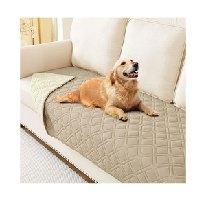 hyha Waterproof Dog Bed Blanket, Soft Pet Blankets, Waterproof Couch Cover for Dogs, Reversible Sofa Covers Washable for Furniture (30x70 Inch, Taupe/Beige)