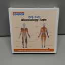 IEADEN Precut Kinesiology Tape for Knees, 10 Pcs - Knee Support & Stability, Knee Pain Relief Athletic Tape - Waterproof & Elastic, Breathable Hypoallergenic Latex-Free Tape, Black