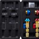 Lichamp Automotive AC R134A R1234YF Valve Core Remover and Installer Tool Set, for Standard and JRA Valve Core Couplers