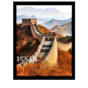 Picrit 15x19 Picture Frame, Photo Frame for Wall Mounting Display, Black
