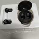 Invisible Mini Earbuds Wireless Bluetooth, Low Profile Micro Smallest Tiny Discreet Hidden Earbuds for Work, Small Headphones, Invisible Sleep Wireless Earphone IPX5 Waterproof for Small Ear Canals (Black)