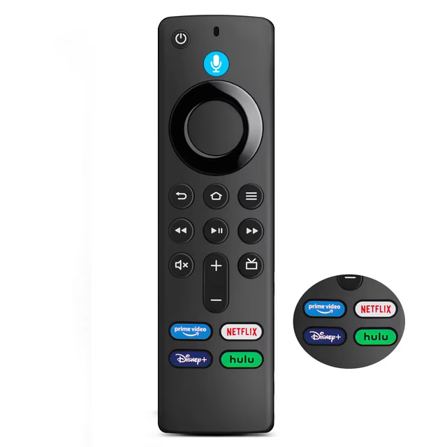 Remote Replacement Control for Fire Stick 2nd Gen, 3rd Gen, Lite, 4K,4K MAX, Fire Cube 1st Gen, 2nd Gen, 3nd Gen, Fire 3rd Gen PendantDesign Voice Replacement Control 3.27.2025