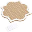 Stockroom Plus Cork Board Wall Organizer  SelfHealing Bulletin Board  Cute Office Wall Organizer  Peel & Stick Pin Panel  12 x 12 in, Adhesive Mount