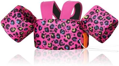 Moko Swim Arm Band for Kids 20-30-50 lbs, Cute Cartoon Toddler Swim Vest, Swimming Water Wings Pool Floaties Sleeve for Children Learn to Swim, One Size