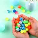 Deekin 2000 Pcs Small Bouncy Balls Bulk 0.78 Inch/ 20 mm Rubber High Bouncing Balls Neon Cloud Bounce Mini Bouncy for Birthday Party Favors Gift Prizes Vending Machines Fillers Outdoor